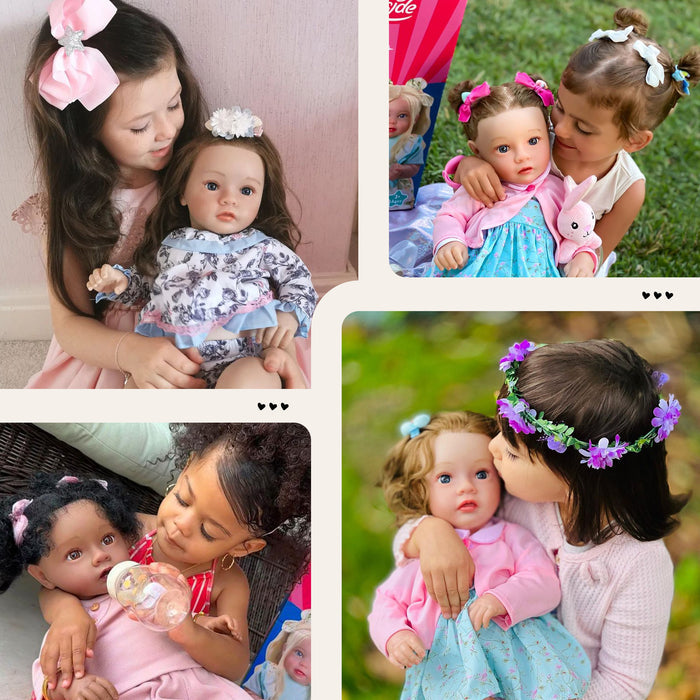 Babeside Daisy Realistic 20" Newborn Baby Dolls - Lifelike Girl Soft Body for Children Girls Kids Ages 3+