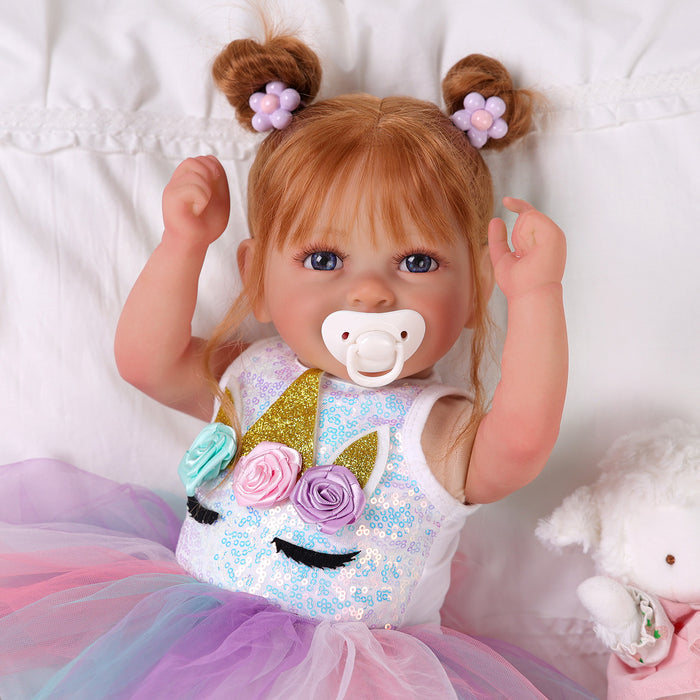 Babeside Doreen 20'' Realistic Reborn Baby Doll Lifelike Smiling Beautiful Dancing Girl Lovely(Pre-Order, Ship Date: March 12）
