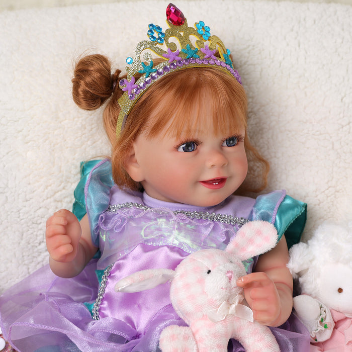 Babeside Doreen 20'' Realistic Reborn Baby Doll Smiling Girl Elegant little princess(Pre-Order, Ship Date: March 12）