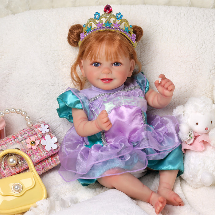 Babeside Doreen 20'' Realistic Reborn Baby Doll Smiling Girl Elegant little princess(Pre-Order, Ship Date: March 12）