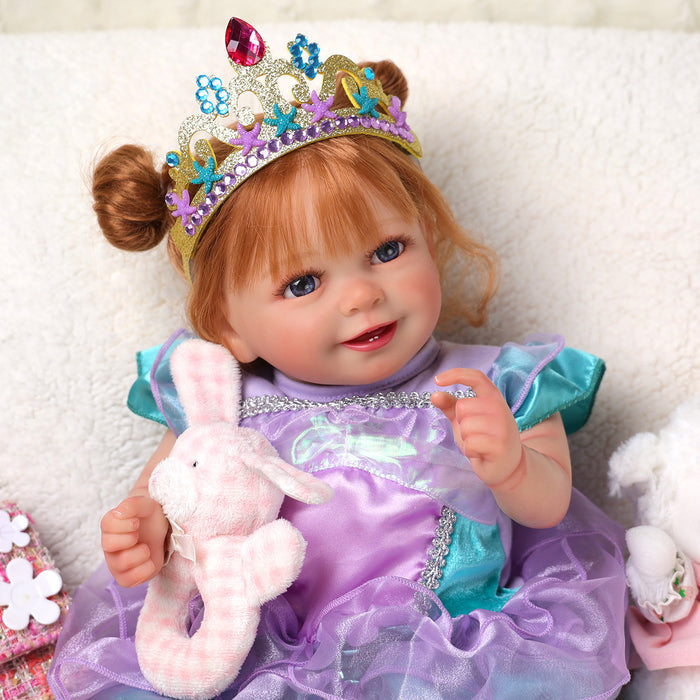 Babeside Doreen 20'' Realistic Reborn Baby Doll Smiling Girl Elegant little princess(Pre-Order, Ship Date: March 12）