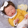 Babeside Gina 12" Full Silicone Reborn Baby Girl Sleeping Lovely Mango Yellow (Pre-Order, Ship Date: March 10）