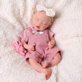Babeside Kay 12" Full Silicone Reborn Baby Girl Sleeping Lovely Pink Lifelike Sweet (Pre-Order, Ship Date: March 5）