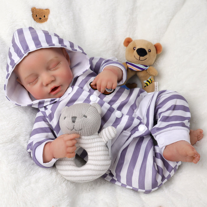 Babeside Lauren 20'' Realistic Reborn Baby Doll Sleeping Sweet Bear Boy