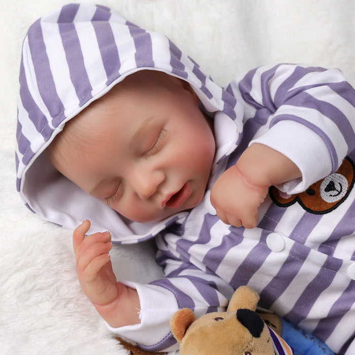 Babeside Lauren 20'' Realistic Reborn Baby Doll Sleeping Sweet Bear Boy