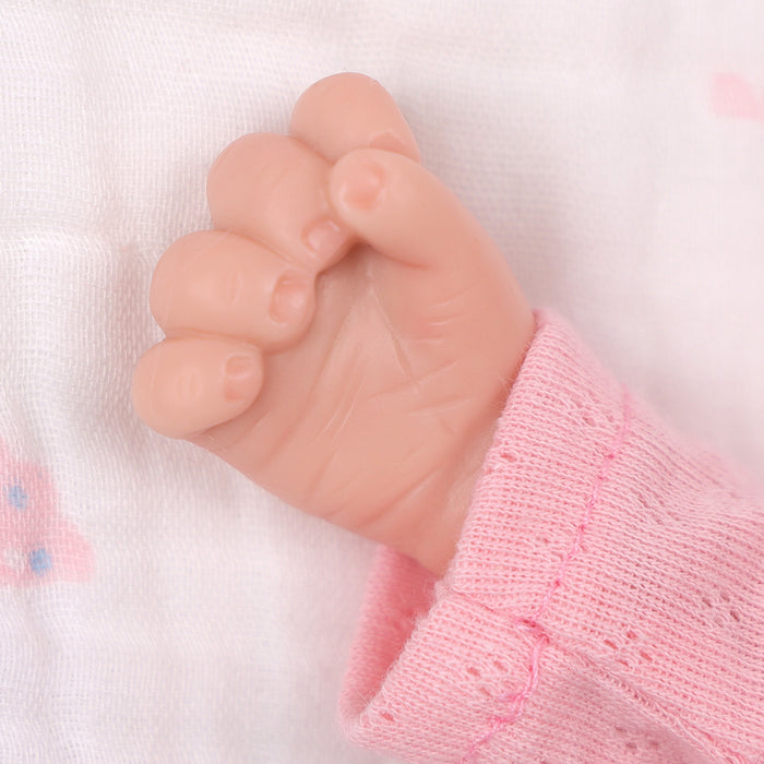 Babeside Leen 12'' Full Silicone Reborn Baby Doll Adorable Girl Blue Eyes
