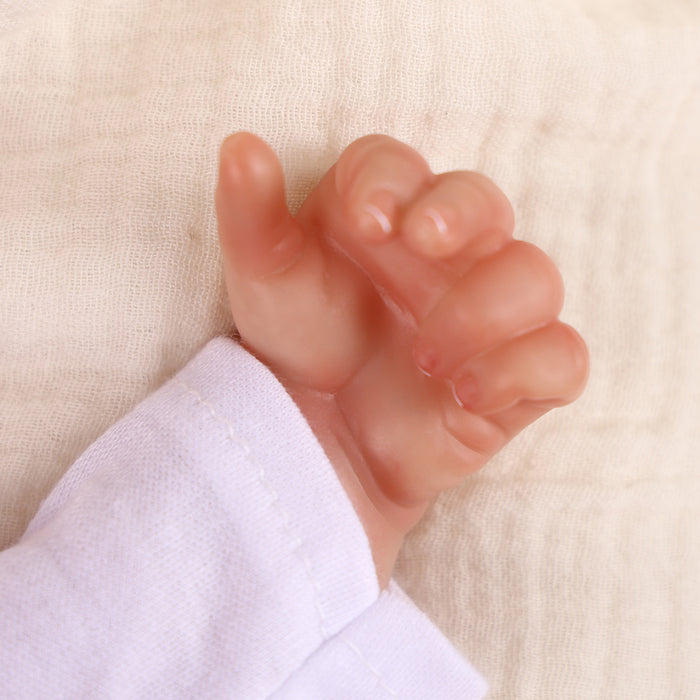 Babeside Leen 20'' Cutest Realistic Reborn Baby Girl Pink and White Lamb