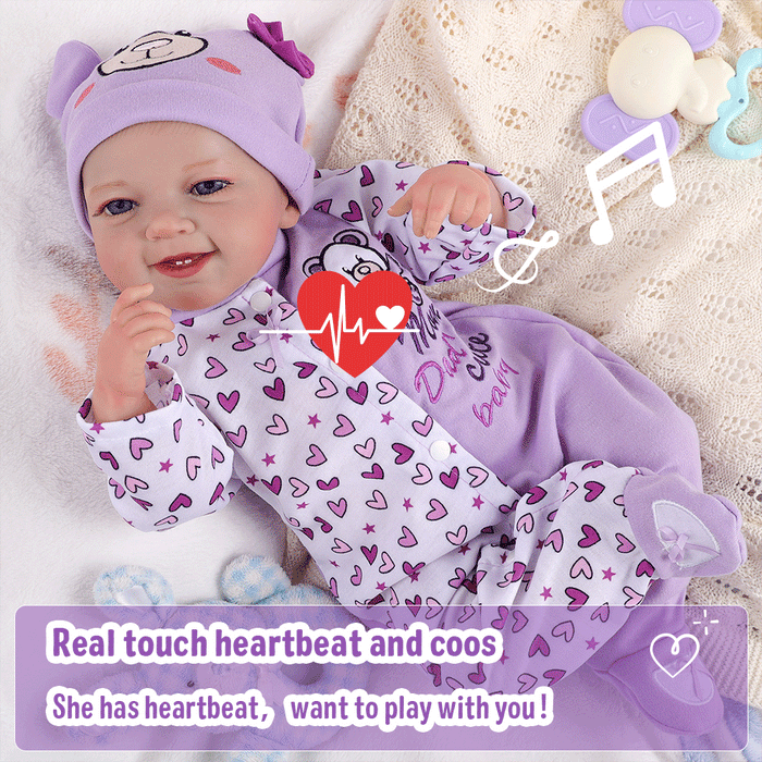 Lovely Hearts Purple Girl / Heartbeat and Coos