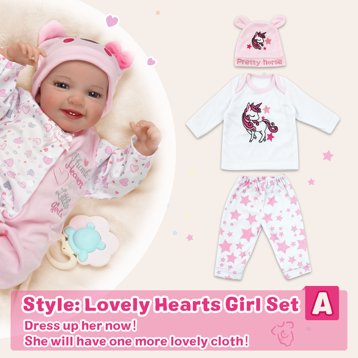 Lovely Hearts Girl Set A / Cloth Body