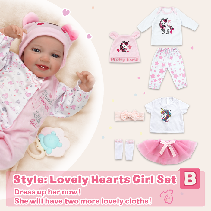 Lovely Hearts Girl Set B / Cloth Body