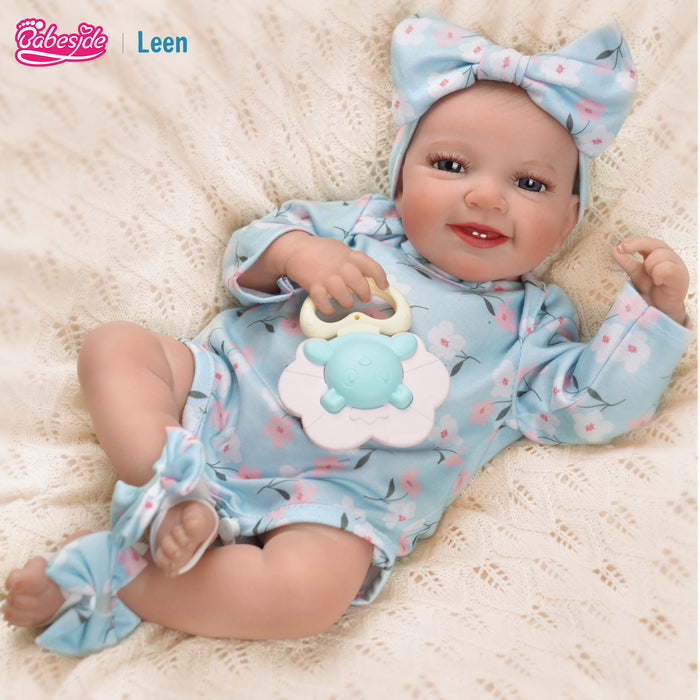 Blue Floral Girl Leen / Cloth Body