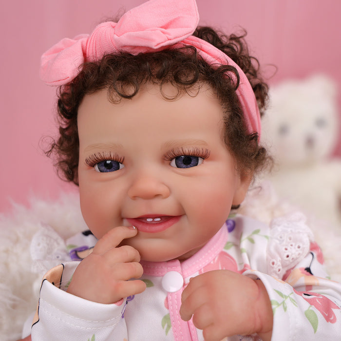 Babeside Leen 20'' Realistic Reborn Baby Dolls Rabbit Jumpsuit Infant Adorable Girl