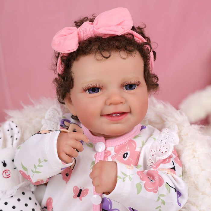 Babeside Leen 20'' Realistic Reborn Baby Dolls Rabbit Jumpsuit Infant Adorable Girl