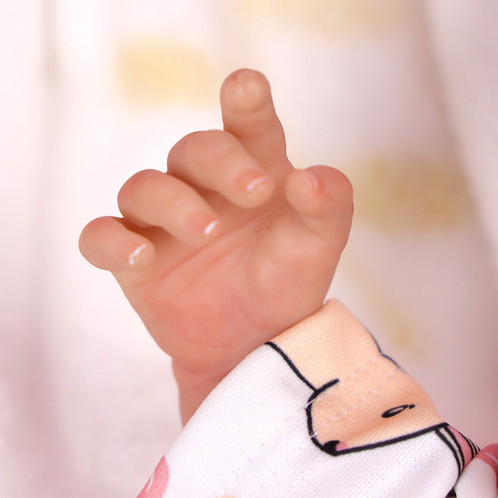 Babeside Leen 20'' Realistic Reborn Baby Dolls Rabbit Jumpsuit Infant Adorable Girl
