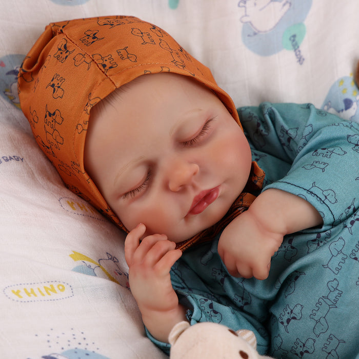 Babeside Lucy 20'' Cutest Realistic Reborn Baby Doll Green Puppy Boy