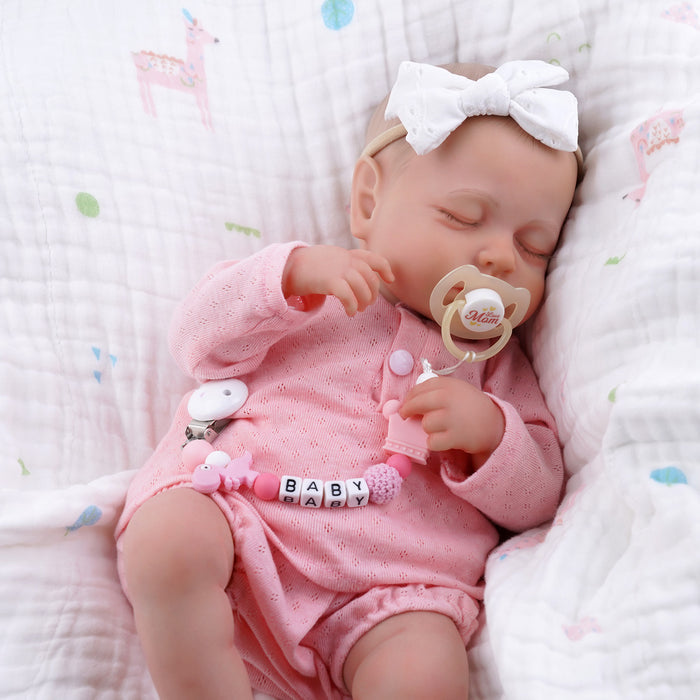 Babeside Lucy 20'' Reborn Baby Doll Lifelike Adorable Sleeping Girl Pink (Pre-Order, Ship Date: March 15)