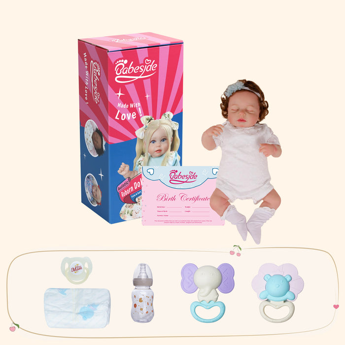 Babeside Lucy Lifelike Reborn Baby Dolls - 20 inch Baby Girl
