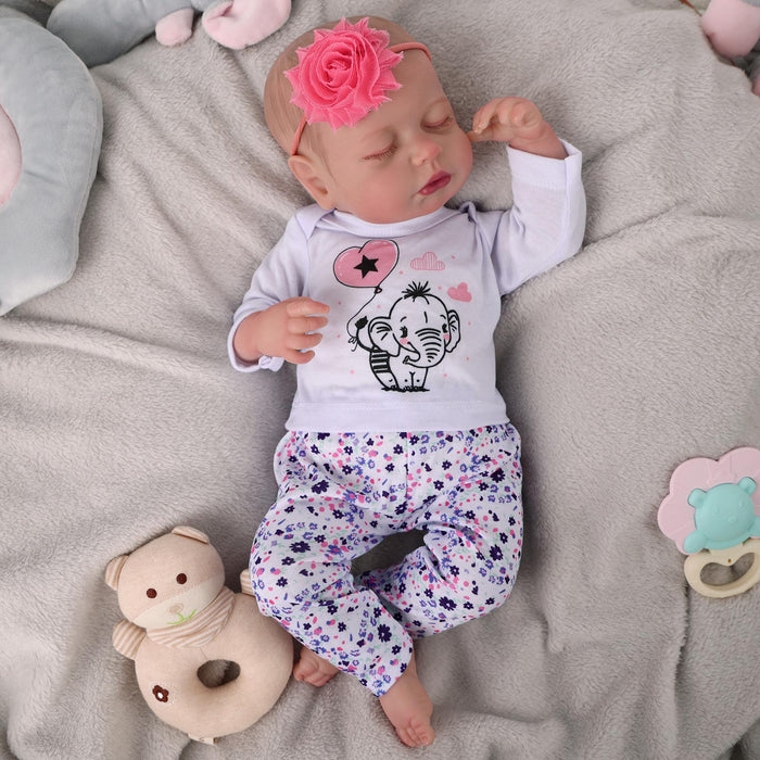 Babeside Lucy Lifelike Reborn Baby Dolls - 20 inch Soft Body Realistic-Infant Boy