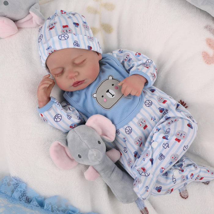 Babeside Lucy Lifelike Reborn Baby Dolls - 20'' Soft Body Realistic-Infant Boy