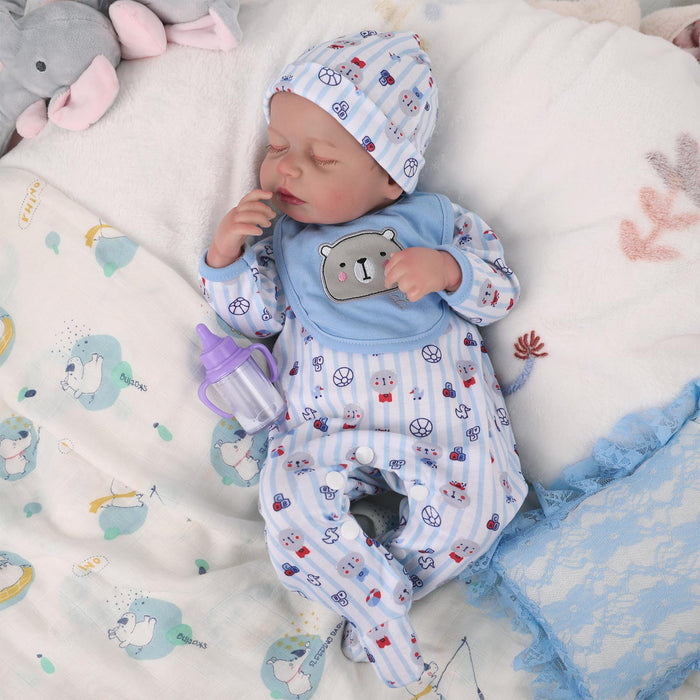Babeside Lucy Lifelike Reborn Baby Dolls - 20'' Soft Body Realistic-Infant Boy