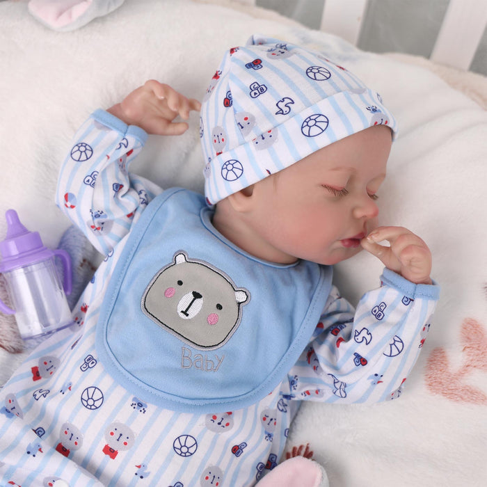 Babeside Lucy Lifelike Reborn Baby Dolls - 20'' Soft Body Realistic-Infant Boy