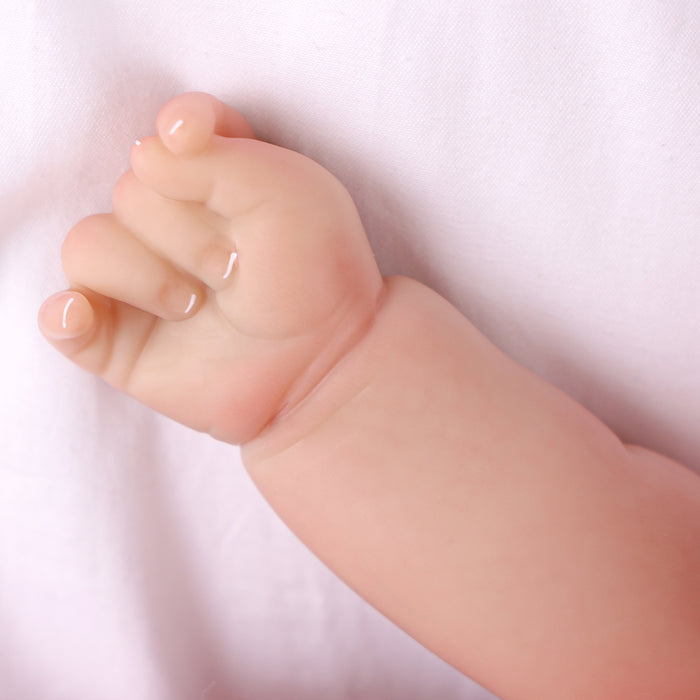 Babeside Maddy 20" Awake Infant Baby Hand-Painted Hair Girl