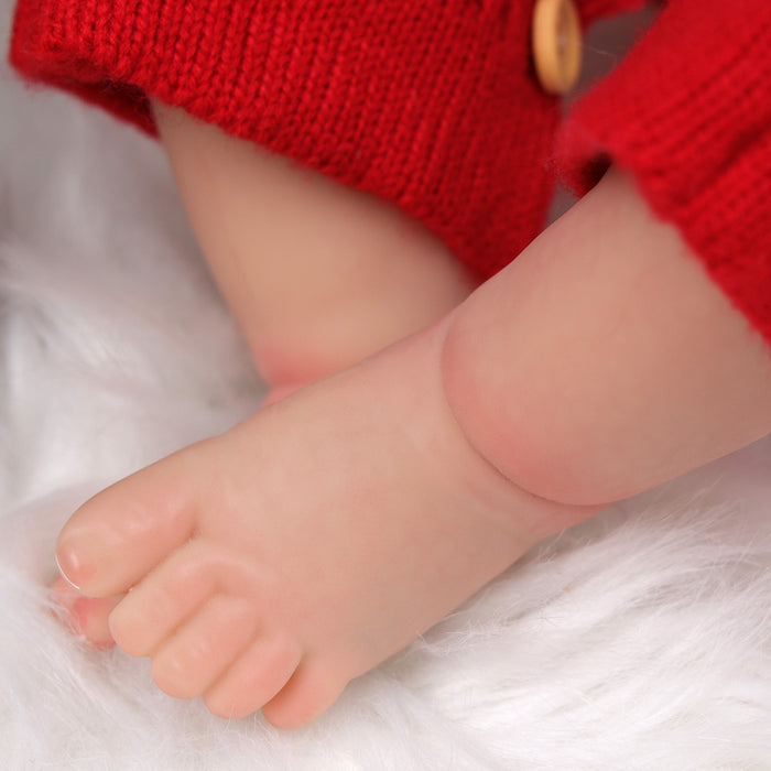 Babeside Maddy 20" Christmas Reborn Baby Doll Awake Infant Baby Girl
