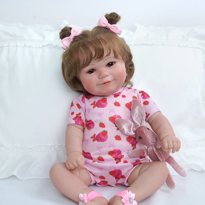 Babeside Maddy 20 Inch Lifelike Reborn Baby Dolls Girl Real Baby Feeling Realistic
