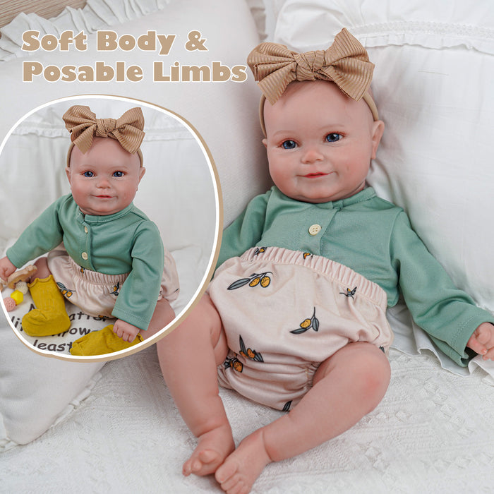 Babeside Maddy 20'' Lifelike Reborn Baby Dolls Girl Real Baby Feeling Realistic
