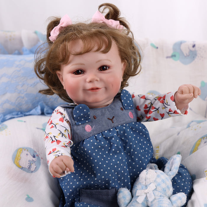 Babeside Maddy 20'' Realistic Reborn Baby Doll Blue Spots Girl