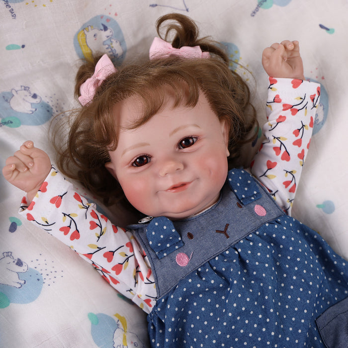 Babeside Maddy 20'' Realistic Reborn Baby Doll Blue Spots Girl