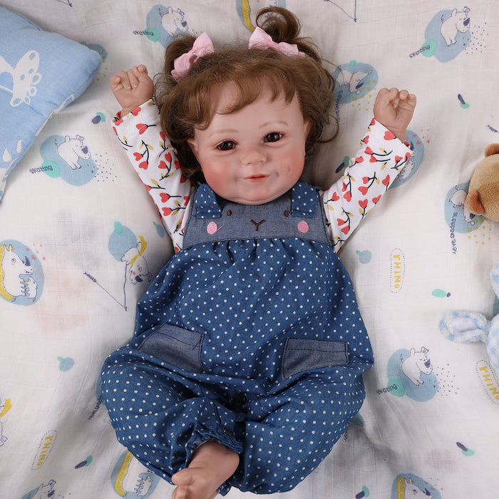 Babeside Maddy 20'' Realistic Reborn Baby Doll Blue Spots Girl