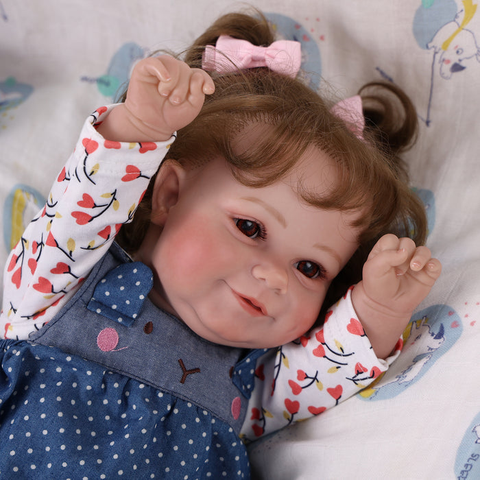 Babeside Maddy 20'' Realistic Reborn Baby Doll Blue Spots Girl