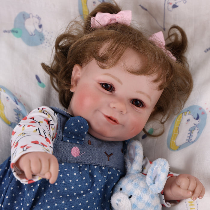 Babeside Maddy 20'' Realistic Reborn Baby Doll Blue Spots Girl