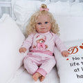 Babeside Maddy 20'' Realistic Reborn Baby Doll Lifelike Girl Awake Lovely Sweet And Soft Cute Pink Bear