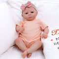 Babeside Marlie 17" Reborn Baby Dolls Awake Girl Lifelike Brown Eyes Lovely And Soft (Pre-Order, Ship Date: March 15)