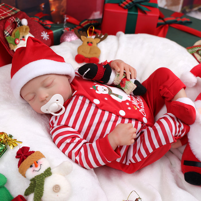 Babeside Noah 20" Christmas Realistic Reborn Doll Infant Chubby Cheek Face Baby