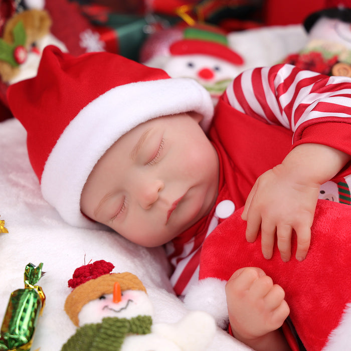 Babeside Noah 20" Christmas Realistic Reborn Doll Infant Chubby Cheek Face Baby