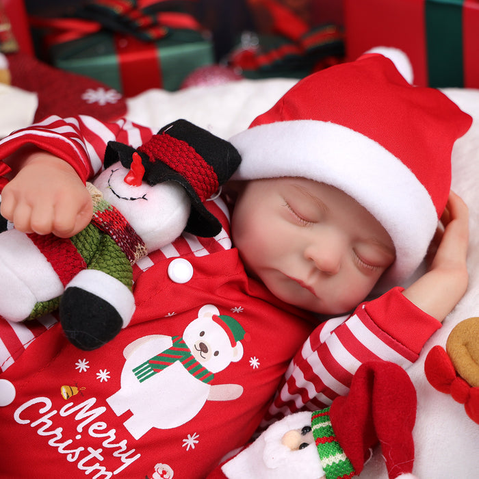 Babeside Noah 20" Christmas Realistic Reborn Doll Infant Chubby Cheek Face Baby