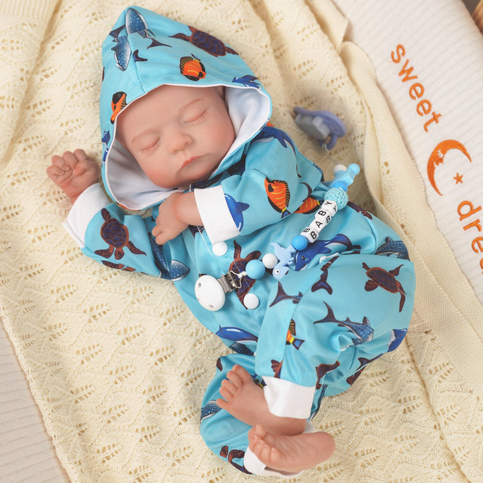Babeside Noah 20" Realistic Reborn Baby Doll Infant Chubby Cheek Face Boy with Washable Body for Pleased Bathing