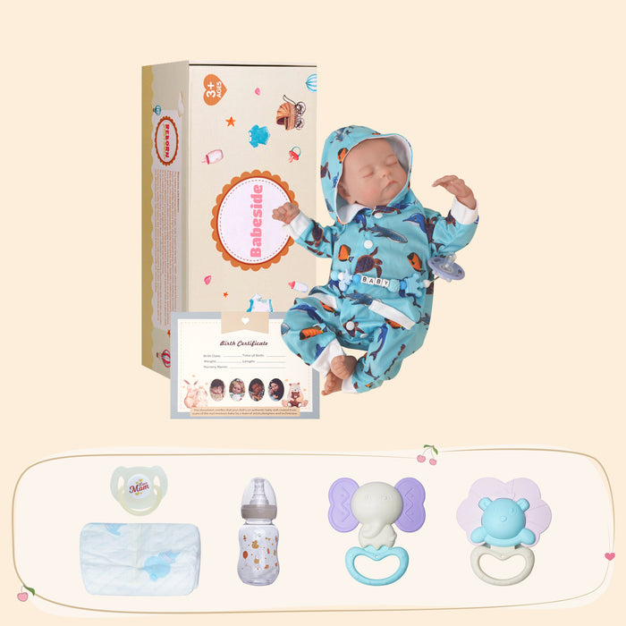 Babeside Noah 20" Realistic Reborn Baby Doll Infant Chubby Cheek Face Boy with Washable Body for Pleased Bathing