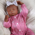 Babeside Noah 20" Realistic Reborn Baby Dolls Infant Girl Adorable African American Asleep Pink
