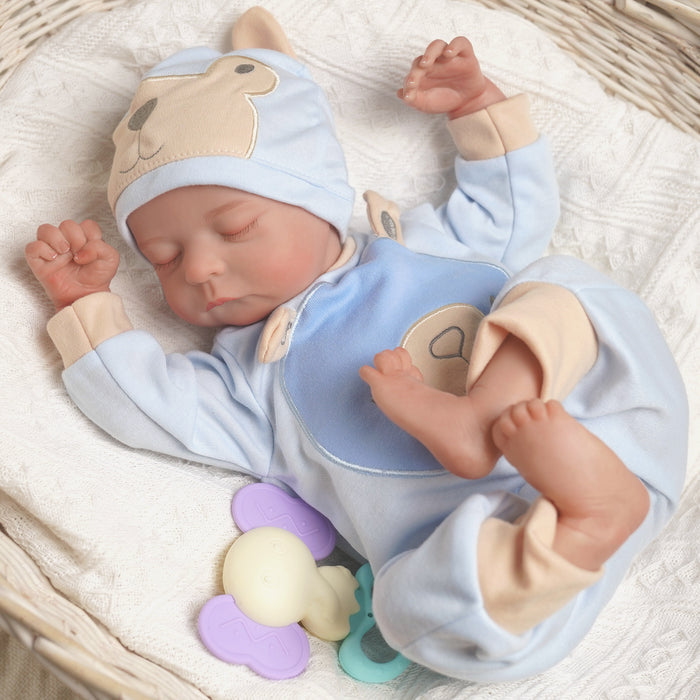 Babeside Noah 20" Sleeping Infant Baby Boy