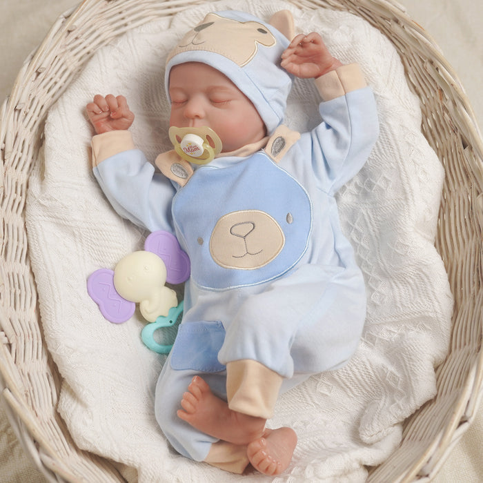 Babeside Noah 20" Sleeping Infant Baby Boy