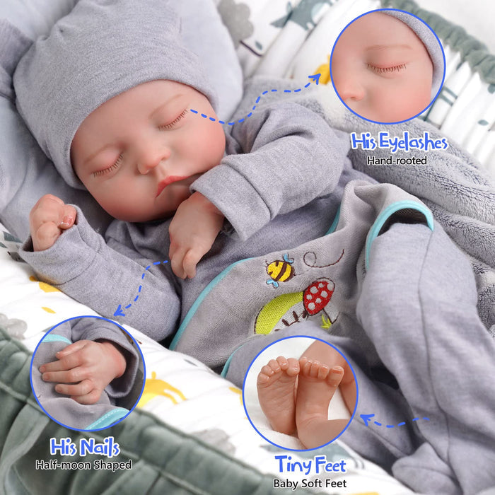 Babeside Noah Realistic 20" Infant Truly Reborn Baby Doll Boy