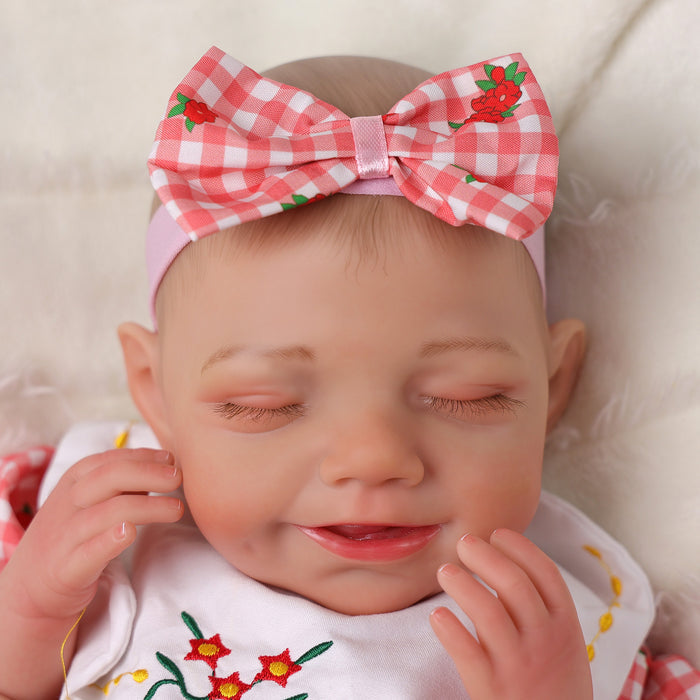 Babeside Olivia 20" Realistic Reborn Baby Dolls Infant Adorable Smiling Girl Cute Strawberry