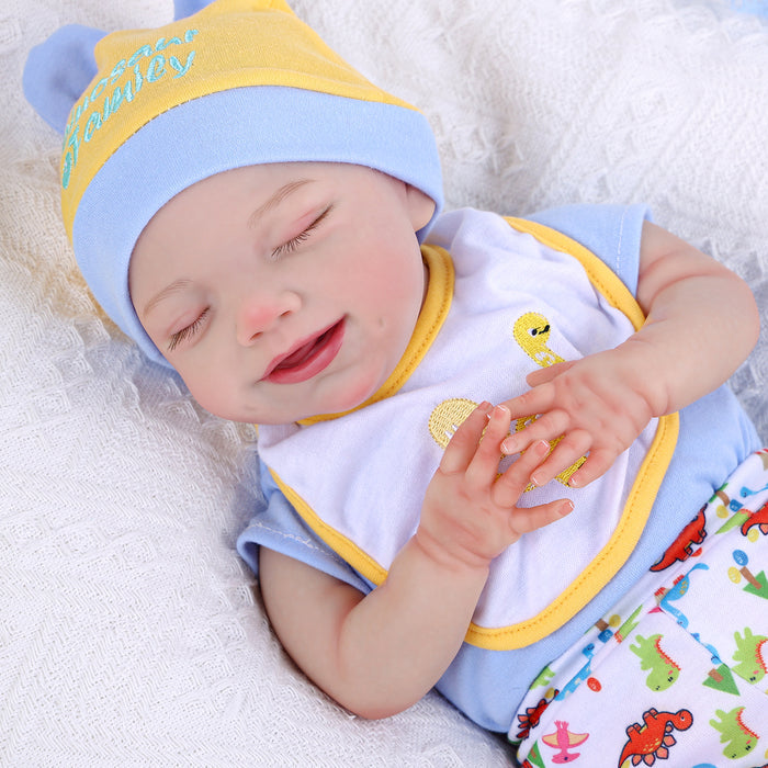 Babeside Olivia 20" Sleeping Reborn Baby Doll Infant Baby Smiling Boy with Dimple