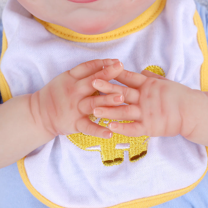 Babeside Olivia 20" Sleeping Reborn Baby Doll Infant Baby Smiling Boy with Dimple