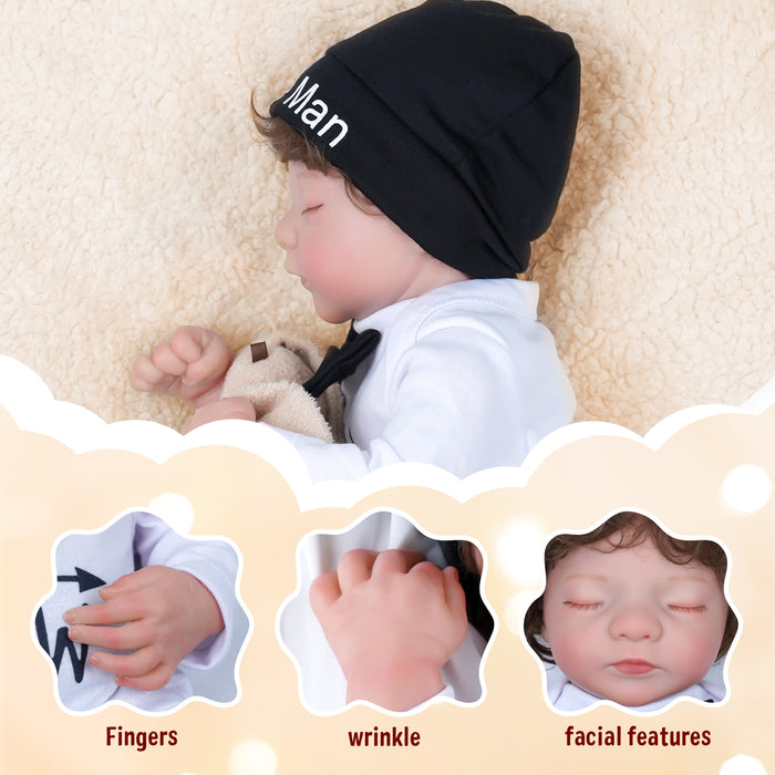 Babeside Realistic 17" Infant Truly Reborn Baby Doll Boy Aurora