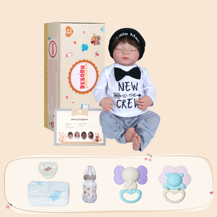 Babeside Realistic 17" Infant Truly Reborn Baby Doll Boy Aurora